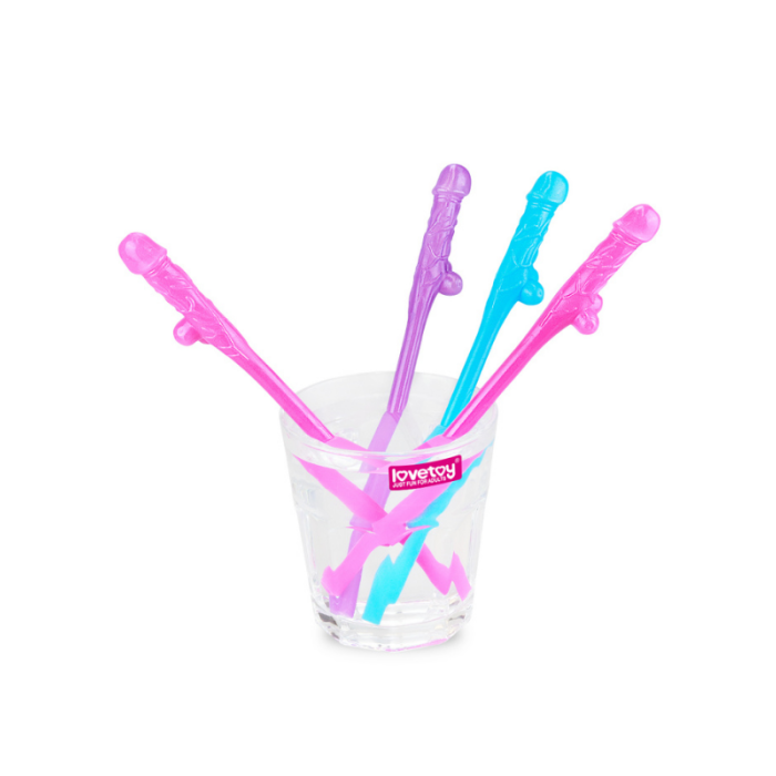 Jokes &amp; Parties Original Willy Straws – Pack of 9 Dildo Pipet