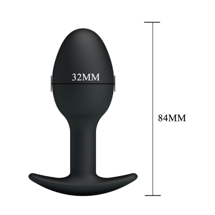 Special Anal Stimulation İçi Ağırlıklı Top Olan Anal Plug Tıkaç