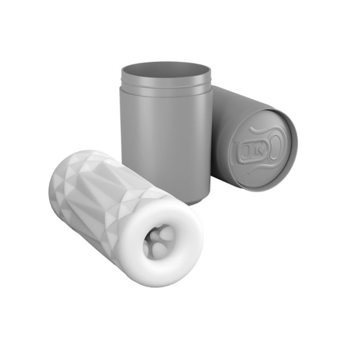 Super Soft Material 3d Stimulating Kola Kutusu Şeklinde Mastürbatör Mavi