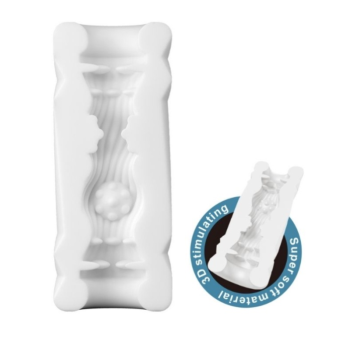 Super Soft Material 3d Stimulating Jade Kola Kutusu Şeklinde Mastürbatör