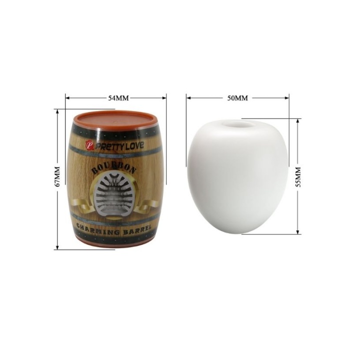Bourbon Fıçı Şeklinde Yumurta Mastürbatör