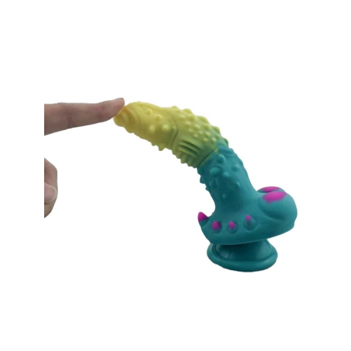 Yeşil Mavi Canavar Dildo Model 2