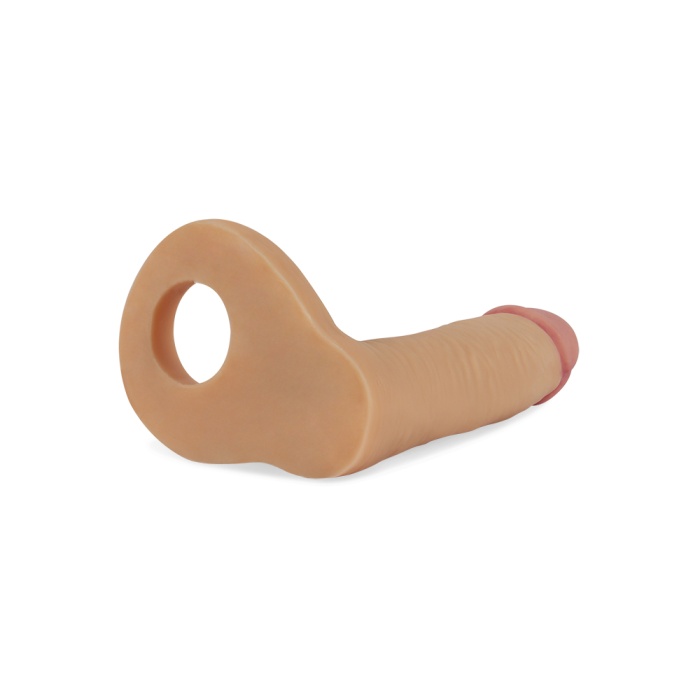 5.8 İnç Ultra Yumuşak Çift Katmanlı Gerçekçi Silikon Dildo