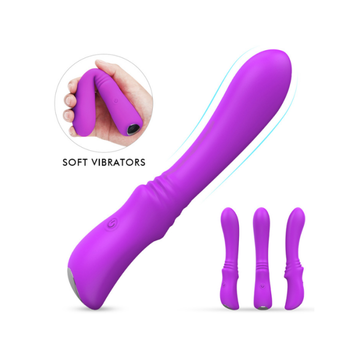 Mor Çift Taraflı Bükülebilir Kompakt Vibratör