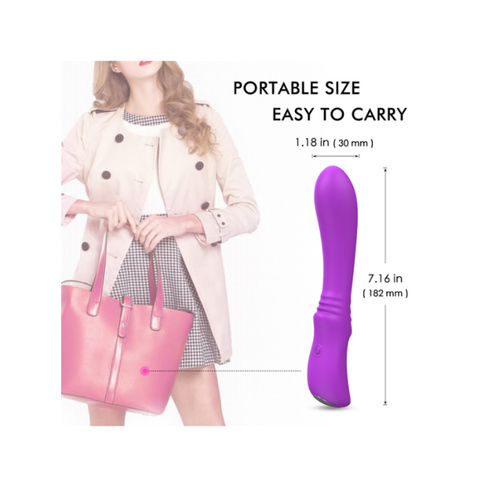 Mor Çift Taraflı Bükülebilir Kompakt Vibratör