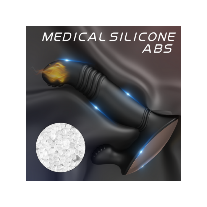 Şarjlı Uzaktan Kumandalı Perine ve Uyarıcı İleri Geri Hareketli İkili Vibratör