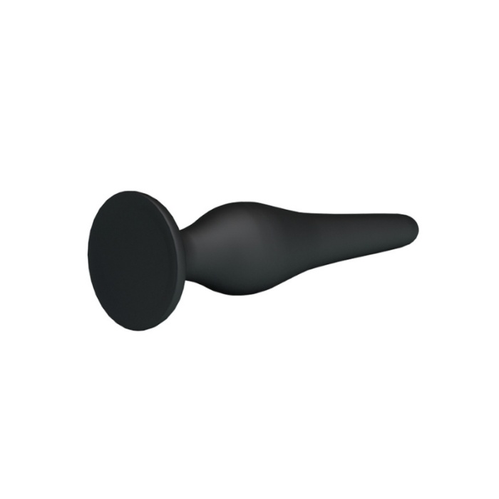 Siyah Gerçekçi Silikon Anal Plug Set
