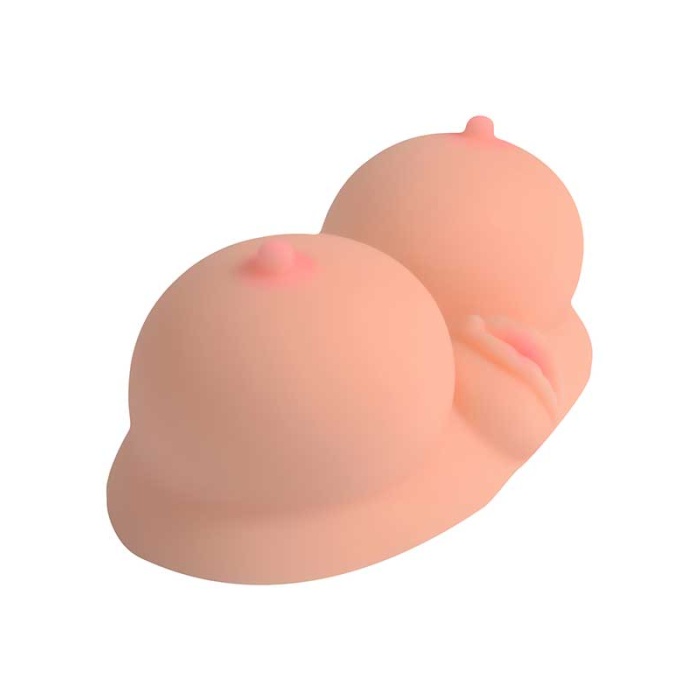 Gerçekçi Silikon Göğüs ve Vajina Mastürbatörü
