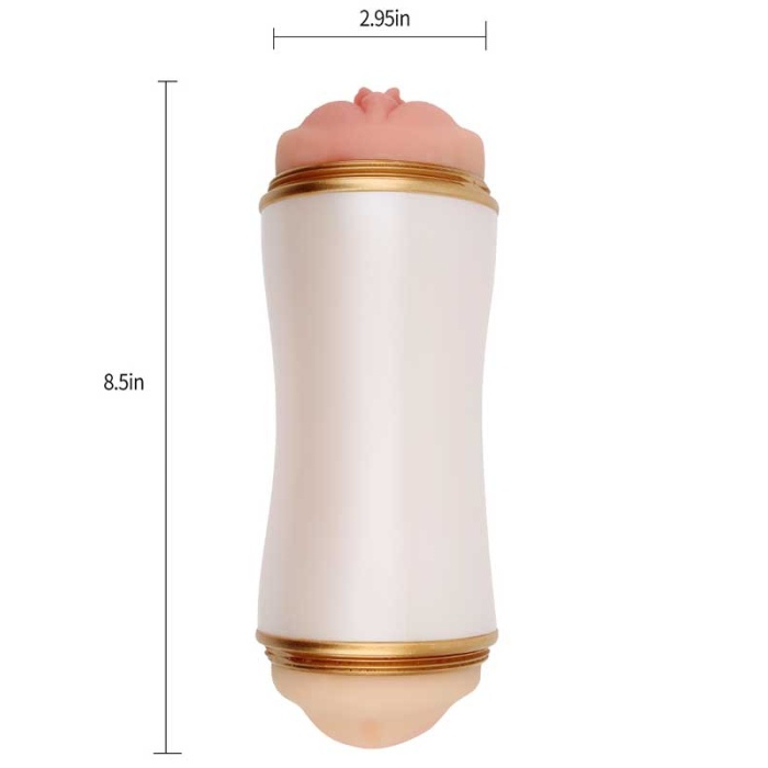 Çift Taraflı Vajinal ve Oral Mastürbatör