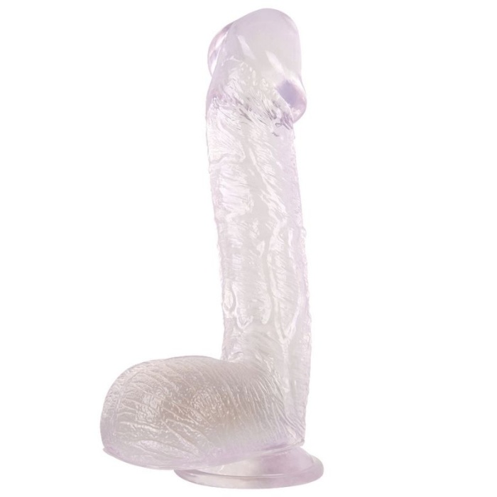 28 cm Vantuzlu Belden Bağlanabilen Beyaz Dildo
