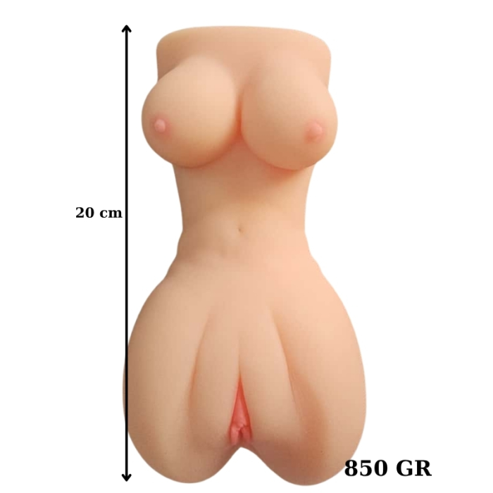 Shop You Göğüslü Çift Girişli Vajina Mastürbatör 850 Gr