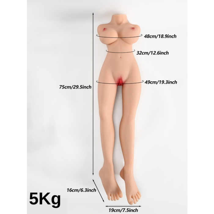 Yarım Vücut Mastürbatör 5 kg