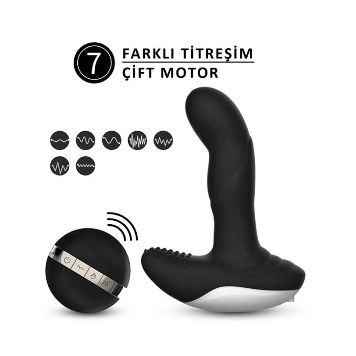 Siyah Uzaktan Kumandalı Vibratör