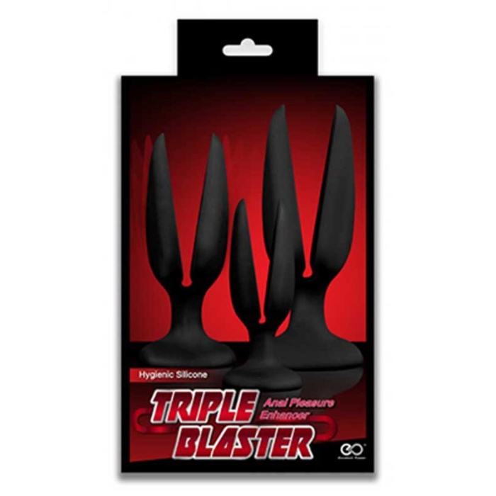 3 lü Açılabilir Gerçekçi Silikon Vantuzlu Anal Plug Seti