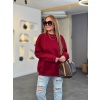 3 iplik premıum sweatshirt BORDO