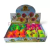 Yengeç Desenli IŞIKLI SESLİ Oyun Topu 6,5 cm (24LÜ KUTU)