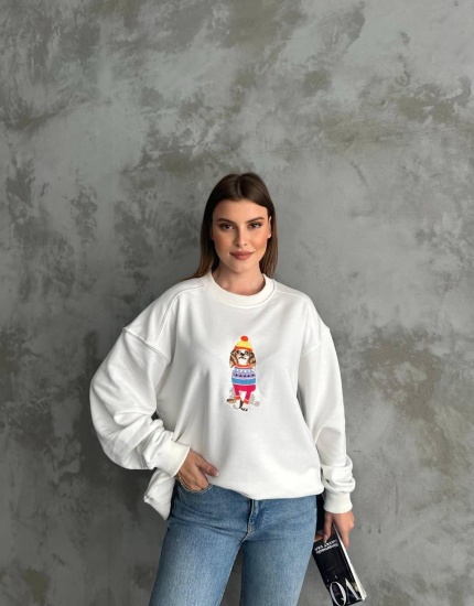 BYMN sweatsthirt beyaz
