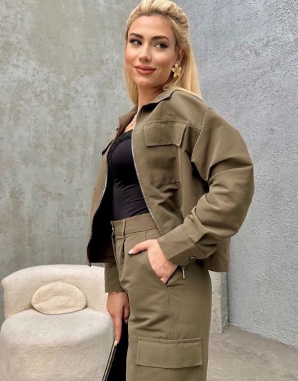Pantolon Ceket tasarım takım haki