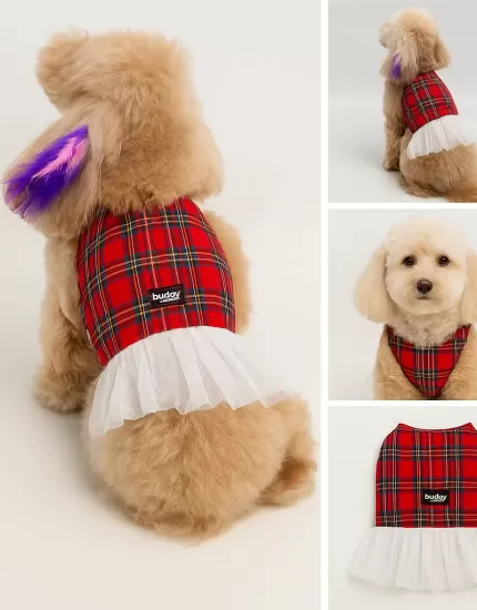 Ekose Elbise XS-S-M-XL (5 BEDEN SET)