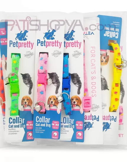 PETPRETTY 12Li Paket Desenli Zilli Kedi Boyunluk (Tekli Karton)
