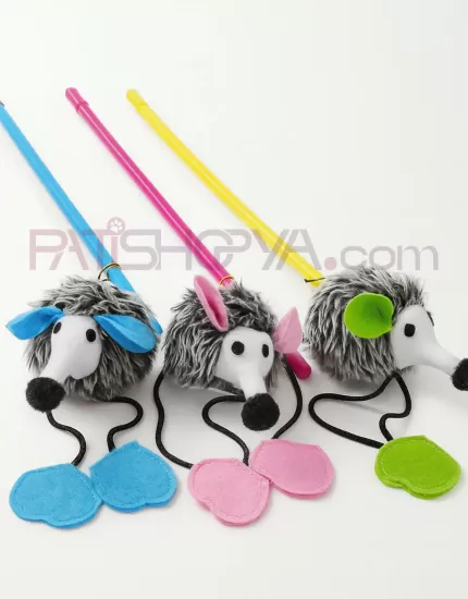 Sesli Fare Figürlü Kedi Oltası