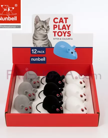 NUNBELL 12Lİ KUTU Kurmalı Fare Oyuncak