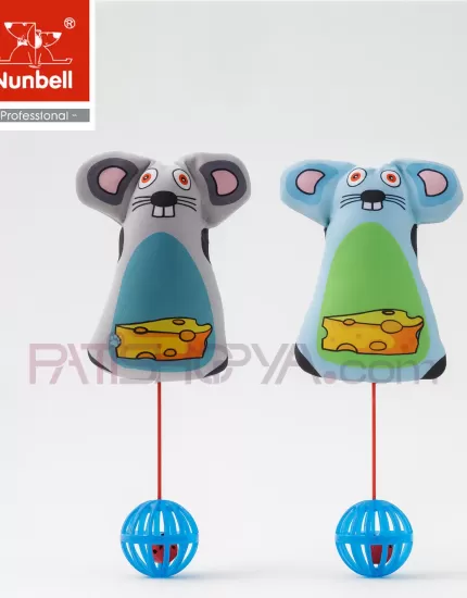 NUNBELL Toplu Fare Kedi Oyuncağı 23x8 cm