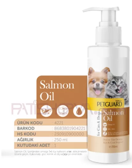 PETGUARD SOLMON OİL KEDİ KÖPEK 250 ML