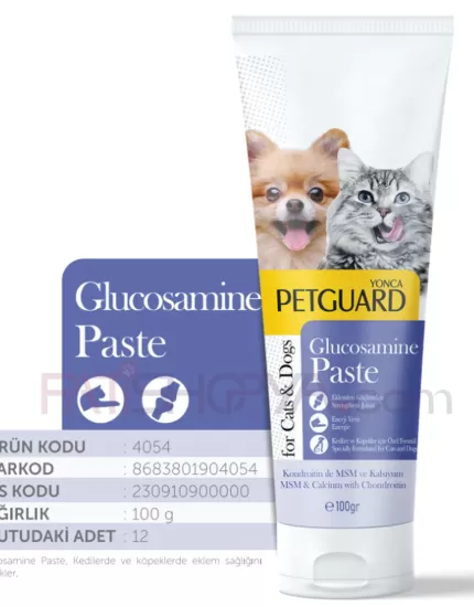 PETGUARD GLUCOSAMİNE KEDİ KÖPEK PASTE 100GR