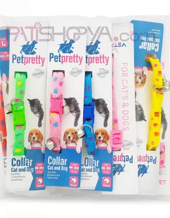 PETPRETTY 12Li Paket Desenli Zilli Kedi Boyunluk (Tekli Karton)