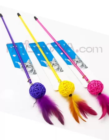 Örgü Toplu Kedi Oyun Oltası