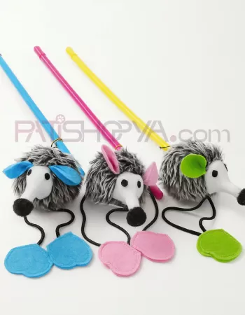 Sesli Fare Figürlü Kedi Oltası