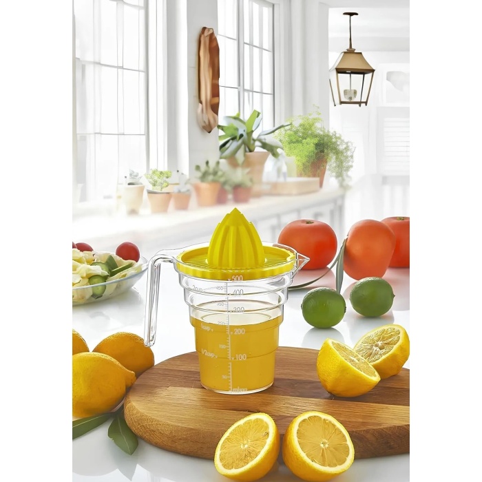 Plastlife Ölçülü Narenciye Sıkacağı, Limon ve Portakal Sıkacağı