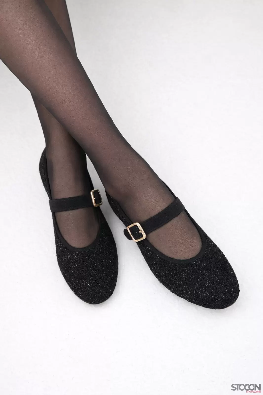 STOCON Tüvit Kumaş Babet Şık Tokalı Ortopedik Taban Günlük Ayakkabı Ofis Ayakkabıs