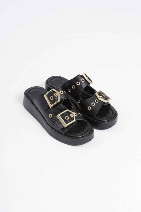 Kadın Siyah Cilt Terlik TR17MY04A