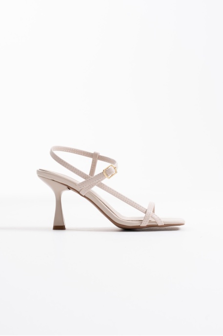 Kadın Bej Topuklu Sandalet TR02MY01E