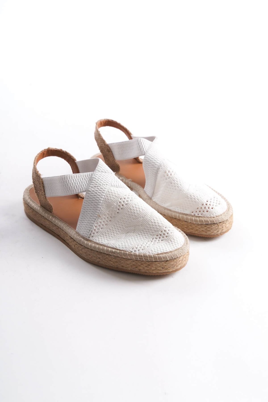 Kadın Beyaz Espadril Ayakkabı TR19MY01B