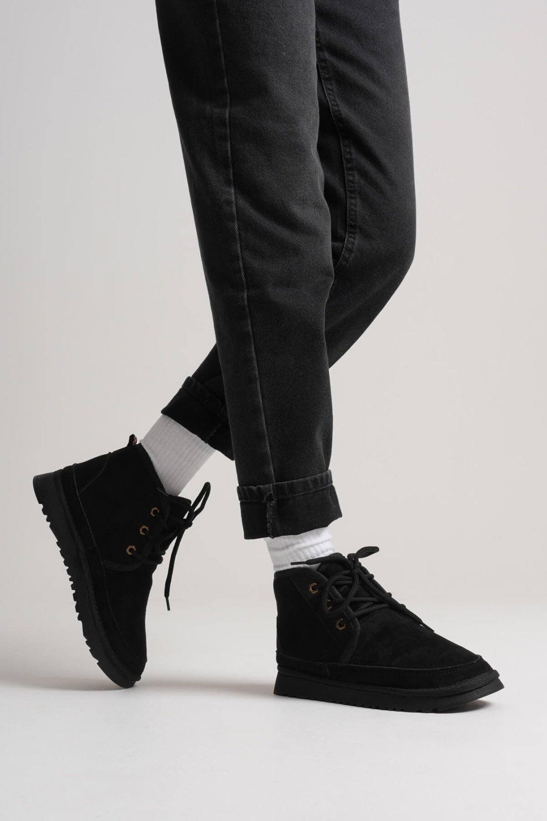 Kadın Kışlık Siyah İçi Kürklü Bot TR04MK01A