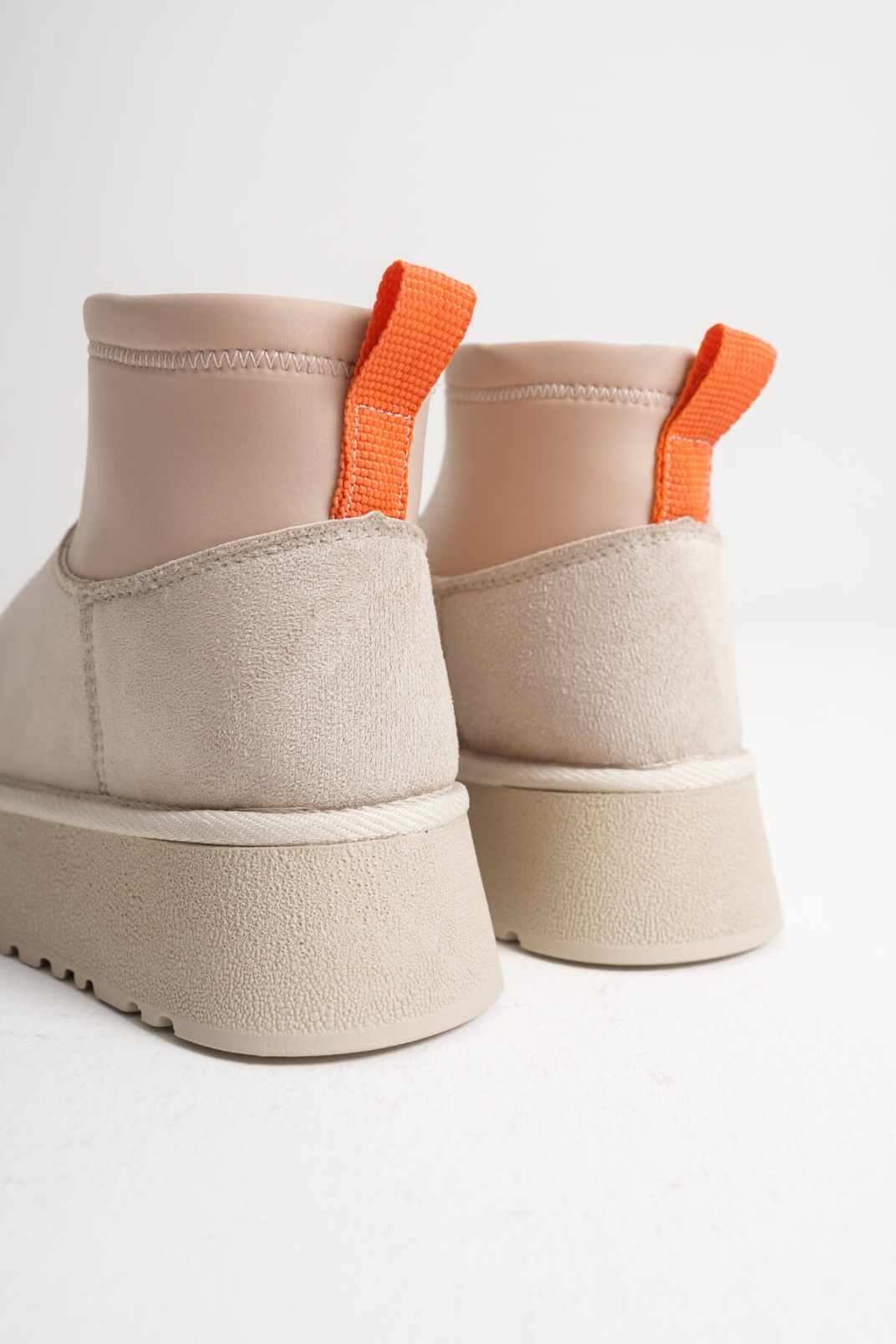 Kadın Bej Kışlık İçi Kürklü Kalın Taban Bot TR04MK04B
