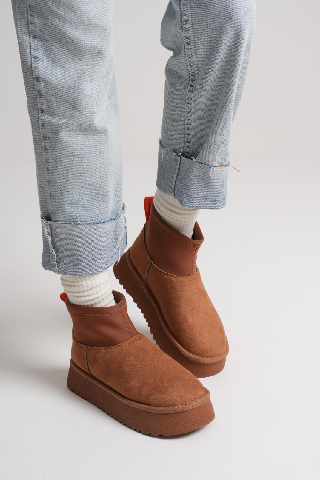 Kadın Taba Kışlık İçi Kürklü Kalın Taban Bot TR04MK04C