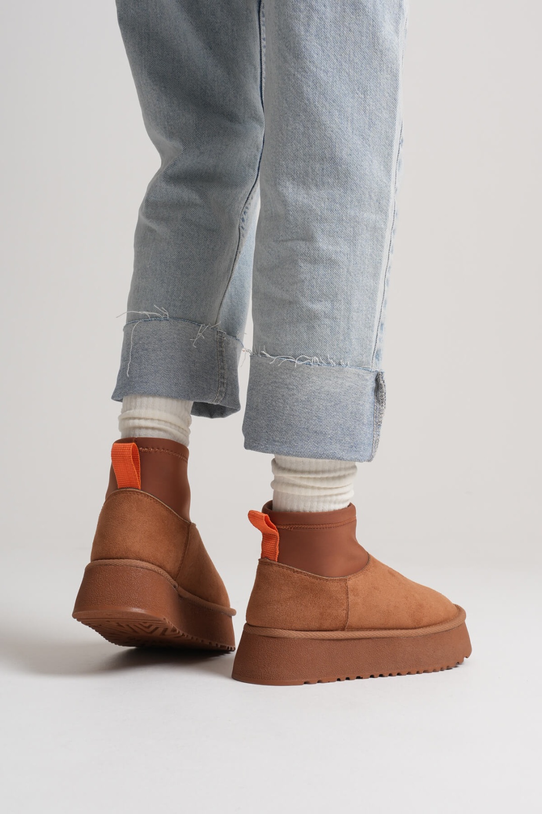 Kadın Taba Kışlık İçi Kürklü Kalın Taban Bot TR04MK04C