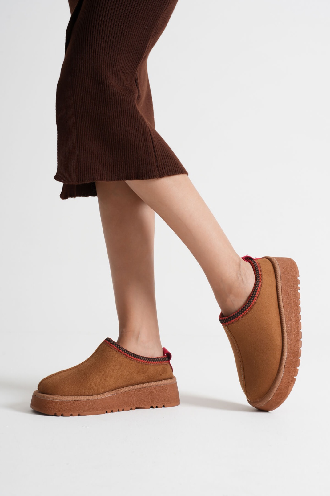 Kadın Taba Kışlık Kürklü Terlik TR14MK01C