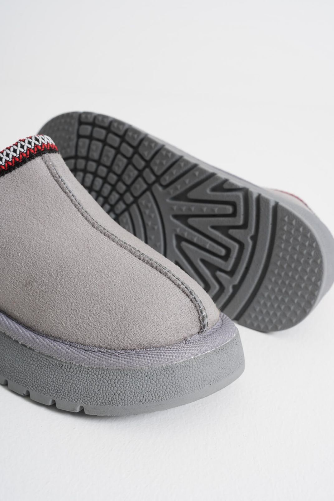 Kadın Gri Kışlık Kürklü Terlik TR14MK01D