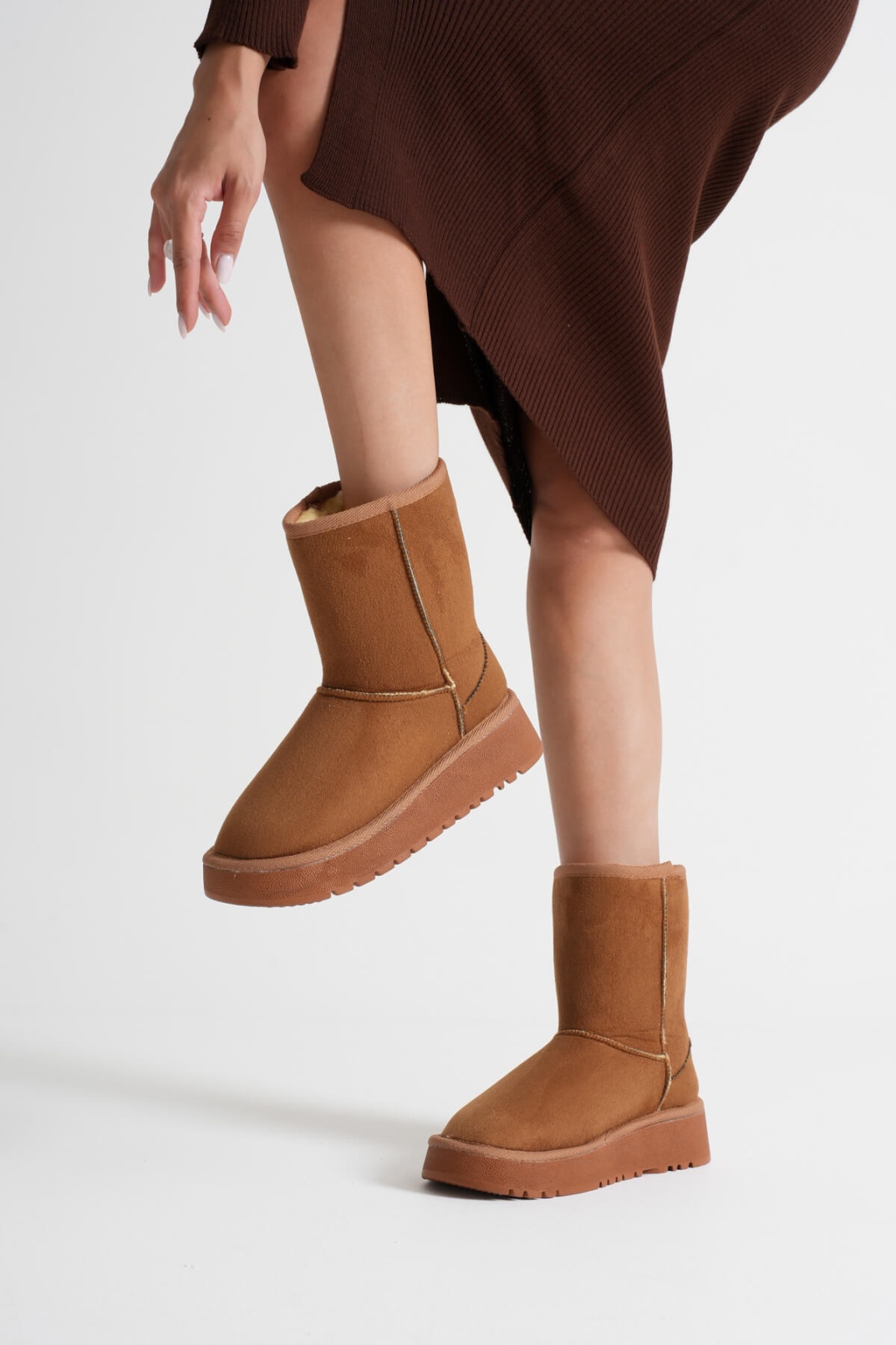 Kadın Taba Kışlık Kürklü Bot TR14MK04C