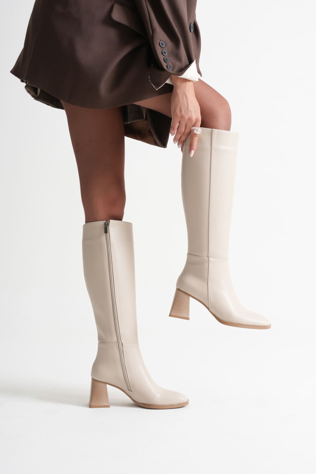 Kadın Bej Kışlık Çizme TR08MK20B