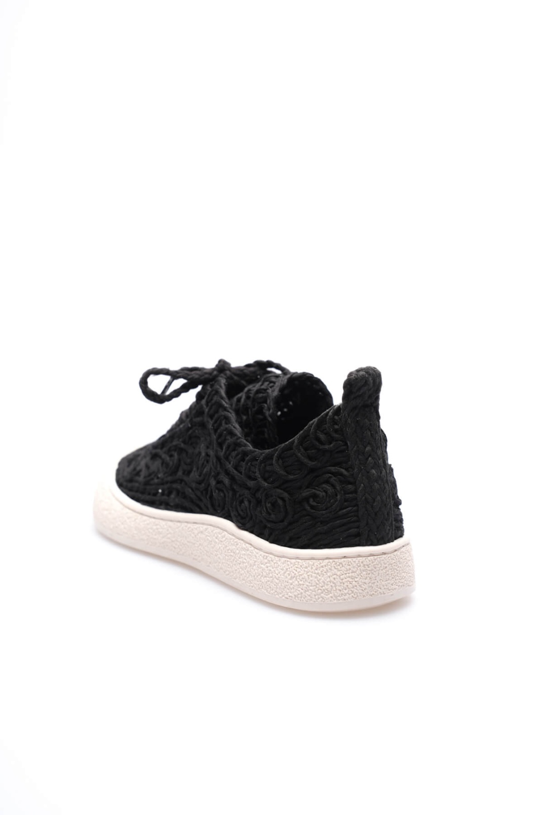 Kadın Bej Örgü Detaylı Günlük Sneaker Rahat ve Hafif Spor Ayakkabı TR01MY01A