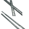 17mm 27.8cm Gömme İnce Teleskopik Bilyeli Dolap Çekmece Rayı - 2 Takım Set
