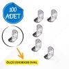 23x30x30 Oval Gönye - 100lü Paket, Dayanıklı ve Pratik Montaj Çözümü