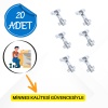 Minnes Tas Dolap Menteşesi | 20li Paket | Yüksek Kalite ve Dayanıklılık