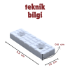 Beyaz Baza Pabucu | Mobilya Ayak Koruyucu(100 Adet)